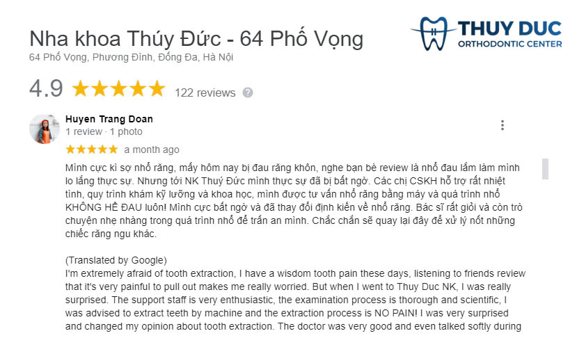 Đánh giá của khách hàng trên Google 1 Đánh giá của khách hàng trên Google 1