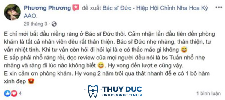 Đánh giá của khách hàng trên Fanpage 3 Đánh giá của khách hàng trên Fanpage 3