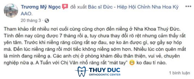 Đánh giá của khách hàng trên Fanpage 4 Đánh giá của khách hàng trên Fanpage 4