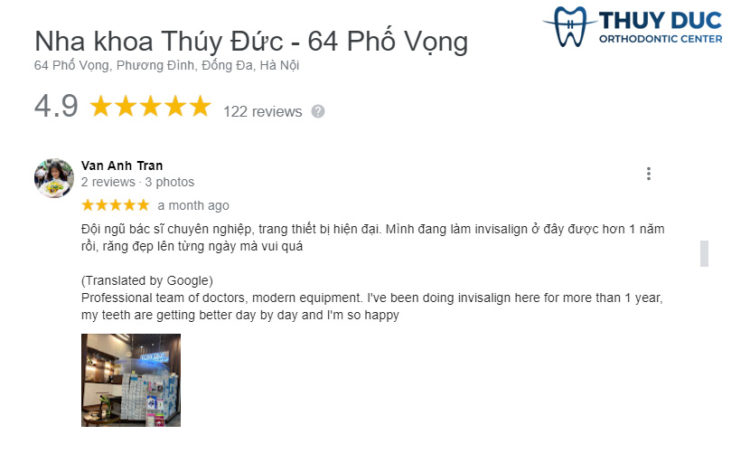 Đánh giá của khách hàng trên Google 2 Đánh giá của khách hàng trên Google 2