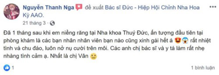 Đánh giá của khách hàng về nhà khoa Thuý Đức 5