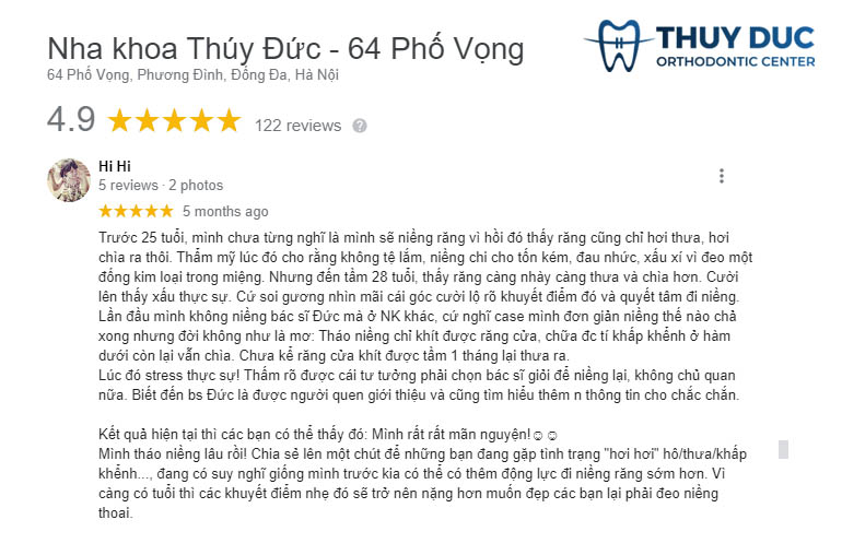 Đánh giá của khách hàng trên Google 7 Đánh giá của khách hàng trên Google 7