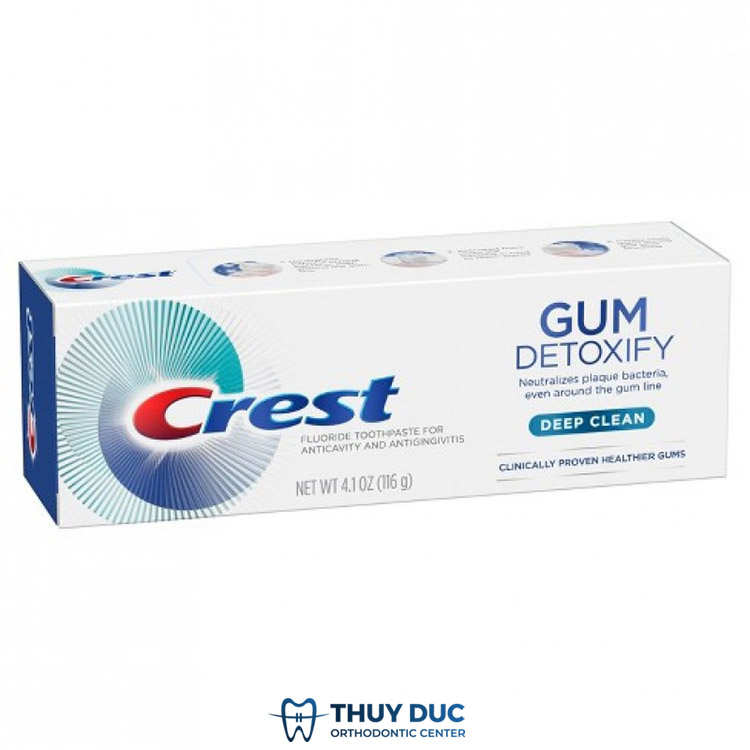 Kem đánh răng Crest Gum Detoxify Deep Clean Toothpaste 1 Kem đánh răng Crest Gum Detoxify Deep Clean Toothpaste 1