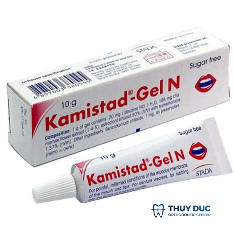 10. Thuốc bôi nhiệt miệng Kamistad Gel N 1