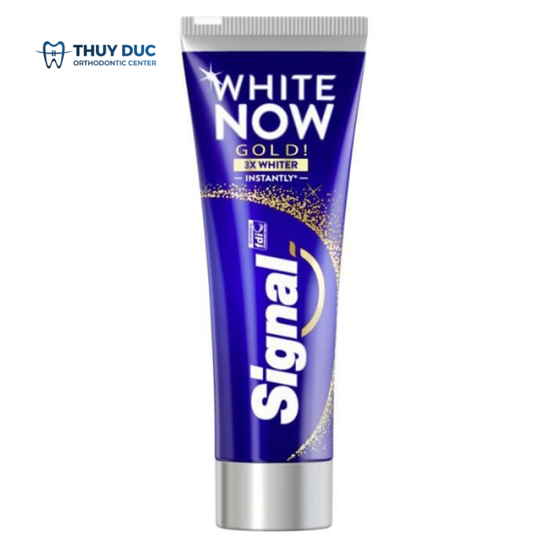 2.4. Kem đánh răng Signal White Now Gold 1