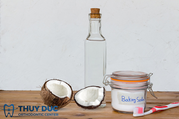 Kết hợp baking soda với dầu dừa 1