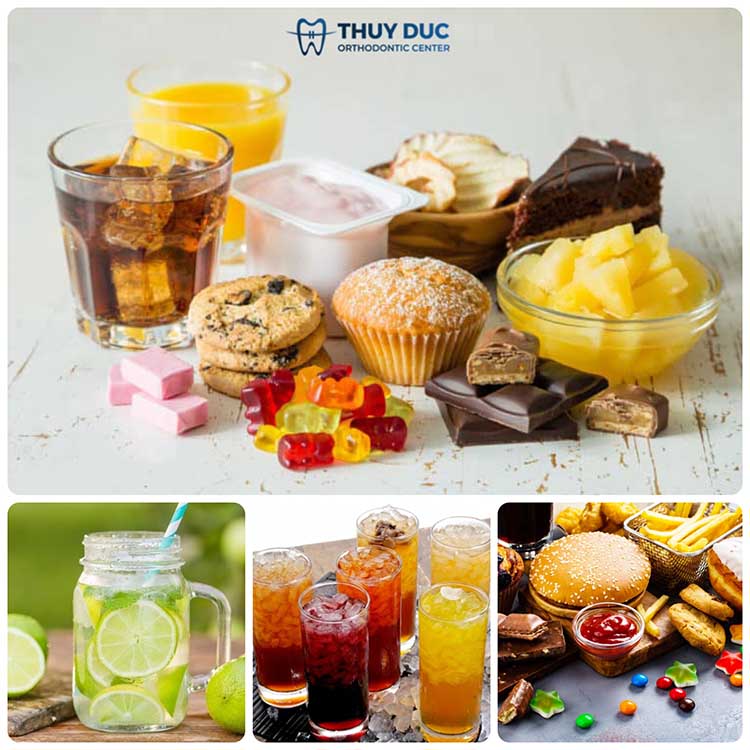 Sử dụng đồ ăn, thức uống có tính axit mạnh 1